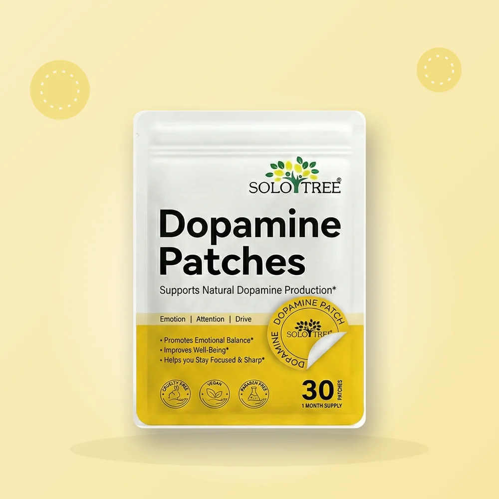Dopamine Patch sobre fondo de color